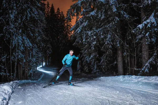 Ski Nordique en nocturne Le Grand-Bornand