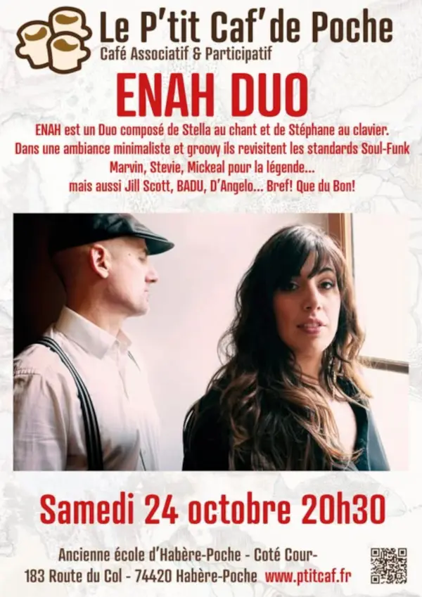 Concert "Enah Duo" au P'tit Caf'