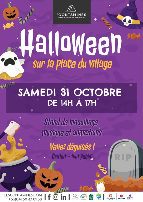 Après-midi d'Halloween au village !