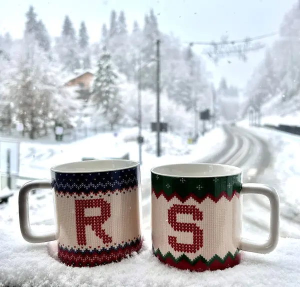 Tasses en hiver