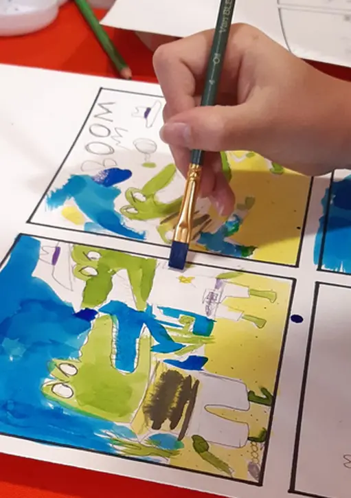Atelier BD pour enfant avec Virginie Costa
