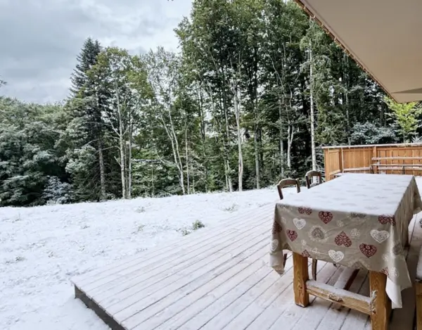 Terrasse Ouest en hiver