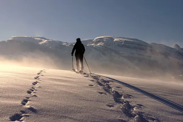 Découverte de la raquette dans le Grand Massif - Cairn