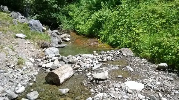 Le ruisseau de Gron