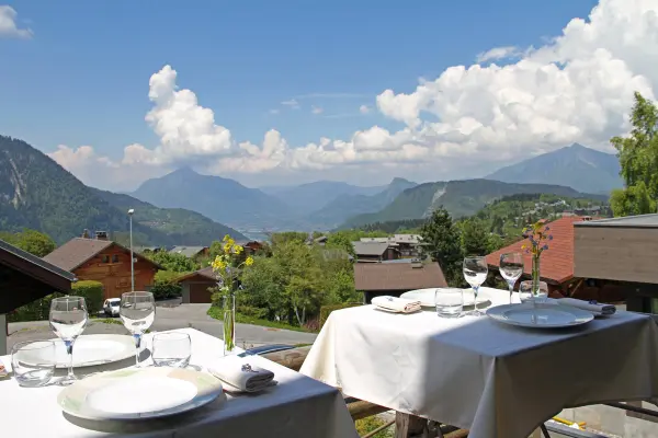 Déjeuner en terrasse