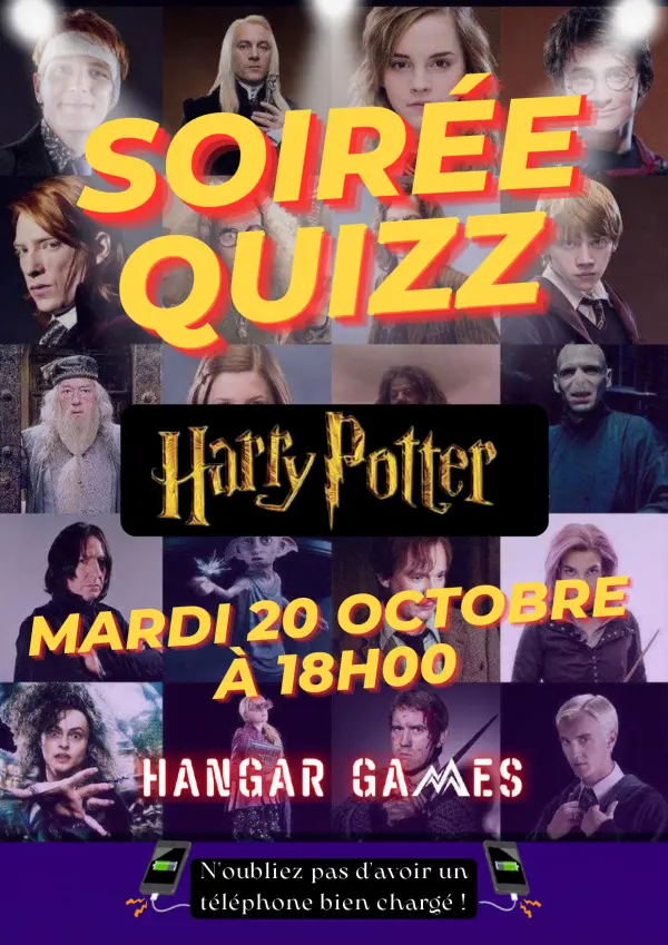 Quiz "Harry Potter" au Hangar Games