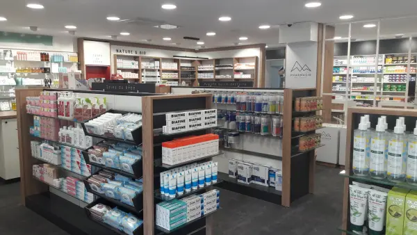 Intérieur pharmacie