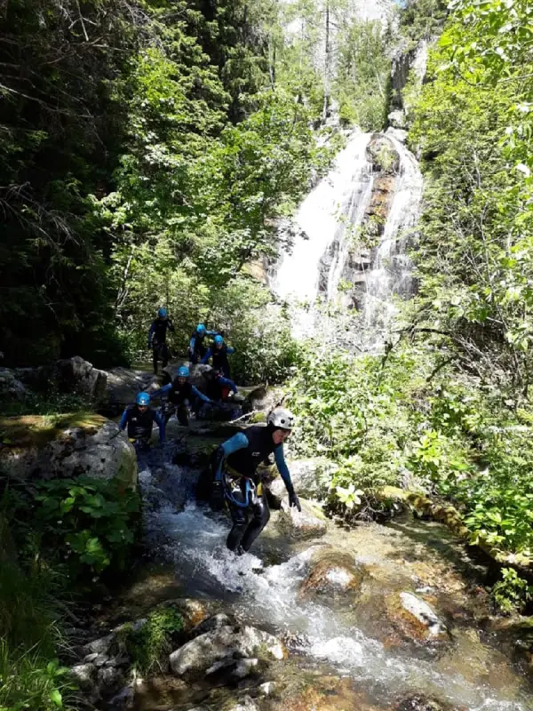 1/2 journée canyoning à Barberine à Vallorcine