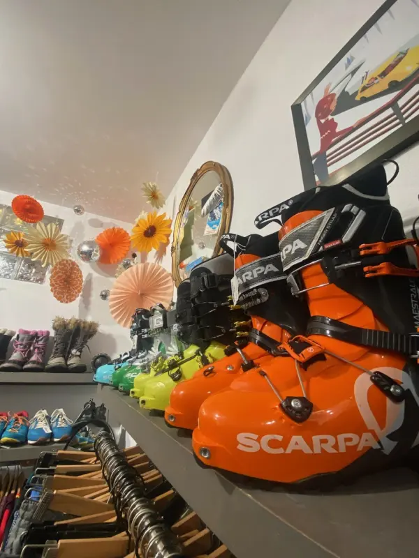 Boots and skis