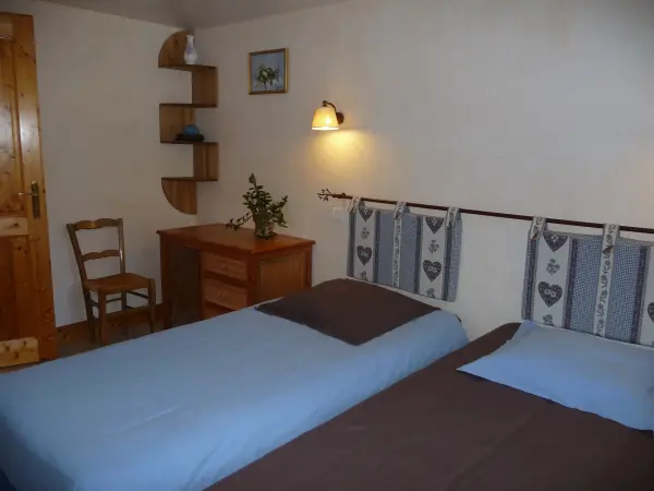 Appartement Mémé Rosa - CHAMEL Chambre Bleu 2 lits