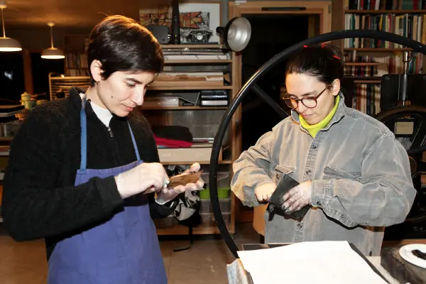 Atelier de gravure en taille-douce de Chamonix