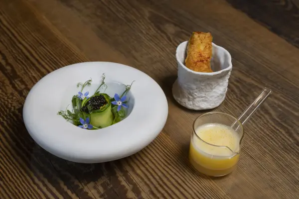 Truite, Salicorne et caviar