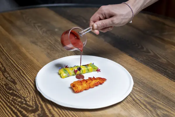 Homard, Courgette et Bisque
