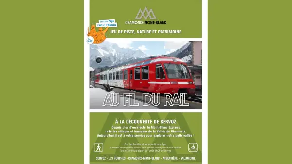 Au Fil du Rail - Jeu de piste à Servoz