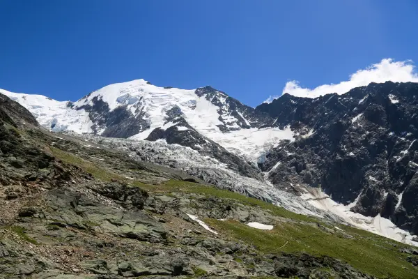 Bellevue  - Glacier de Bionnassay par les chalets de l'Are