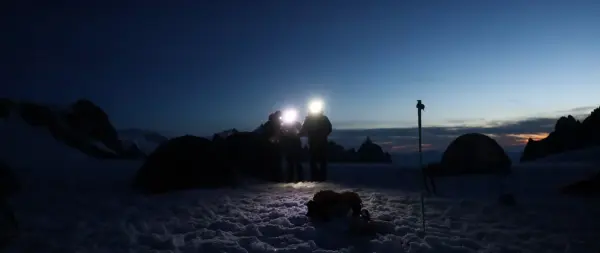 Bivouac en haute montagne - Compagnie des Guides de Chamonix