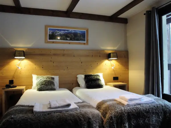 hotel du bois les houches chambre twin