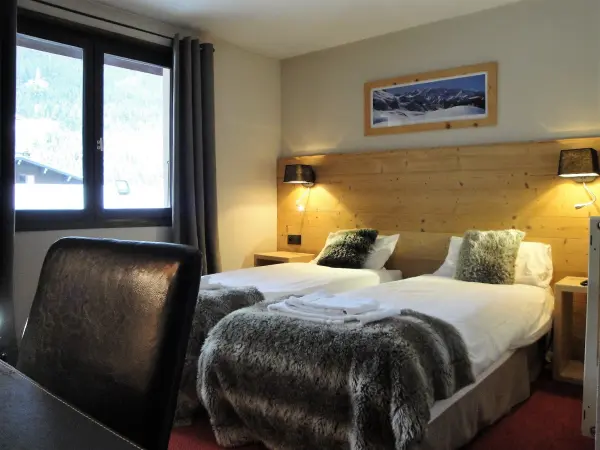 hotel du bois les houches chambre twin 2