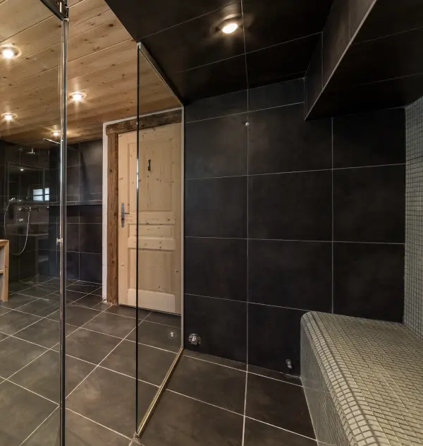 Le hammam, espace de détente après le ski ou la randonnée