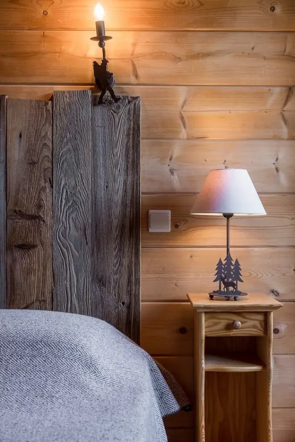 Une chambre au charme montagnard vue Mont Blanc
