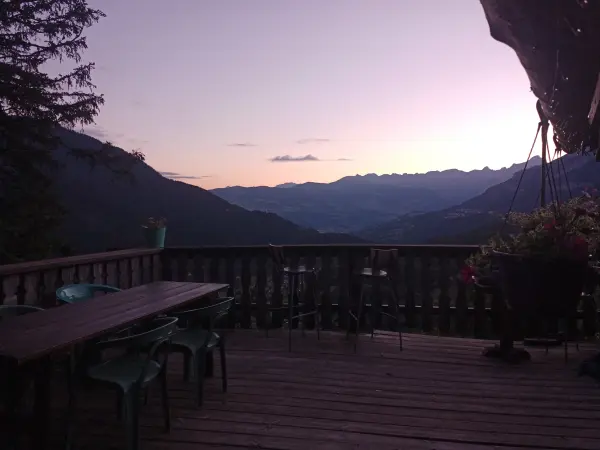 Vue depuis Chalet tête de la Fontaine