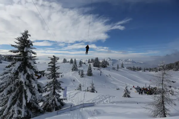 Tyrolienne Géante - Chamonix Séminaires