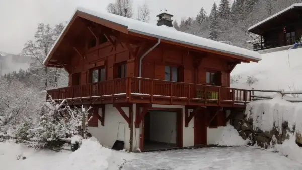 Chalet vue d'exception sur la chaîne du Mont-Blanc