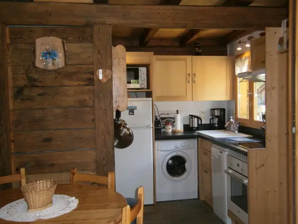 La cuisine du chalet petit Bornand