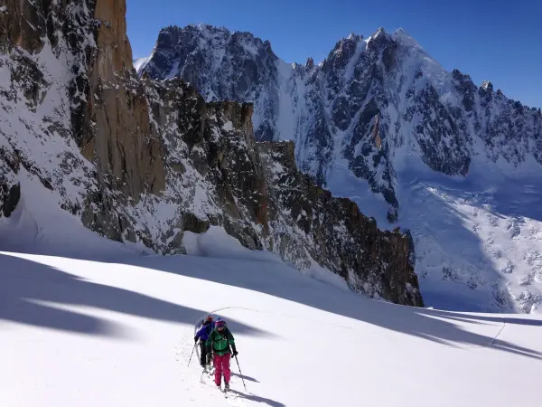 RANDONNEE A SKI CHAMONIX FRANCE