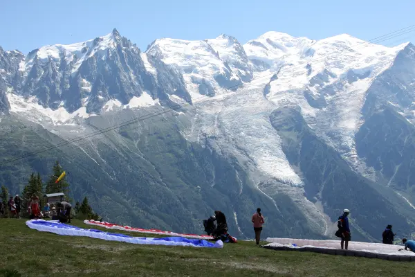 Décollage de Planpraz - Brévent