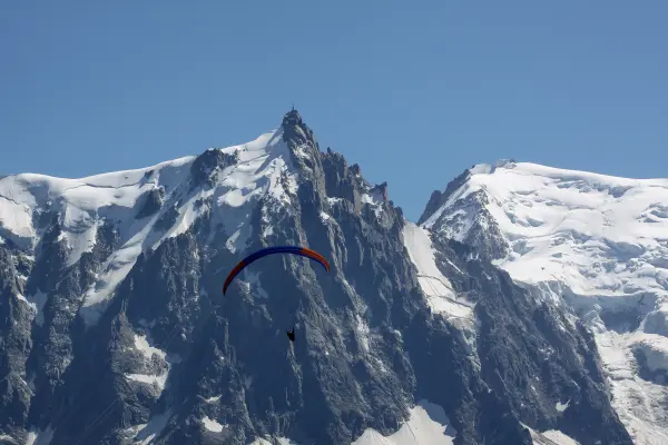 Décollage du Plan de l'Aiguille