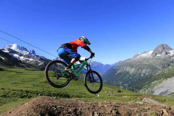 Descente VTT : Piste rouge Variante des Chevreuils - Balme - Secteur Chamonix