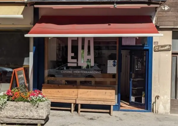 La façade du resto
