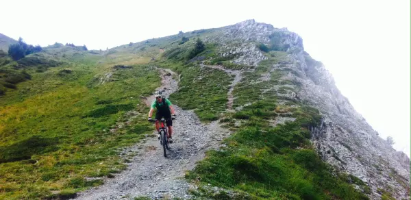 Enduro VTT : Piste rouge La Louve - Balme - Secteur Vallorcine