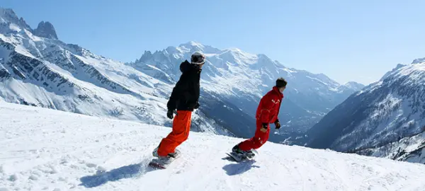 ESF Chamonix snowboard