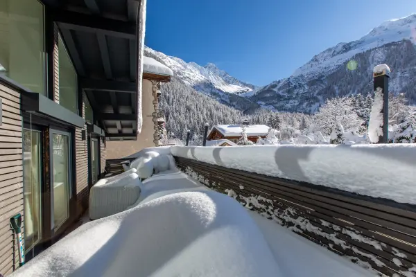 Terrasse hivernale