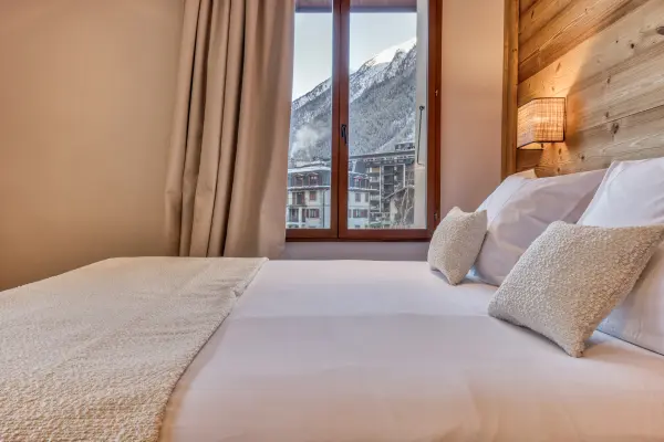 Chambre Double vue Mont-Blanc