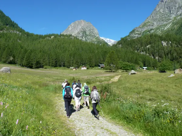 En direction du vallon de Bérard