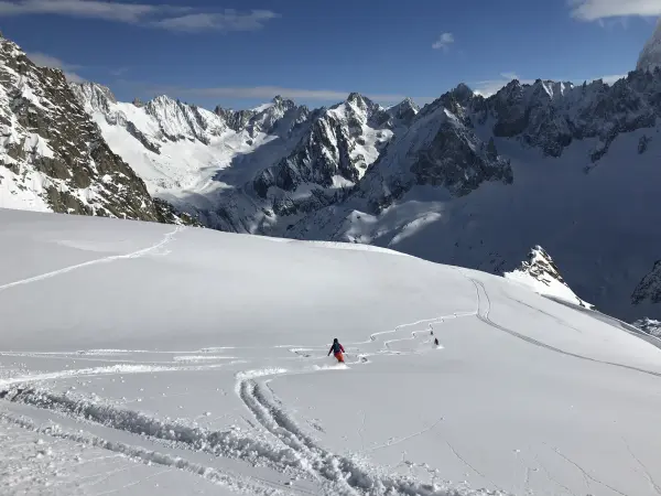au coeur de la Vallée Blanche