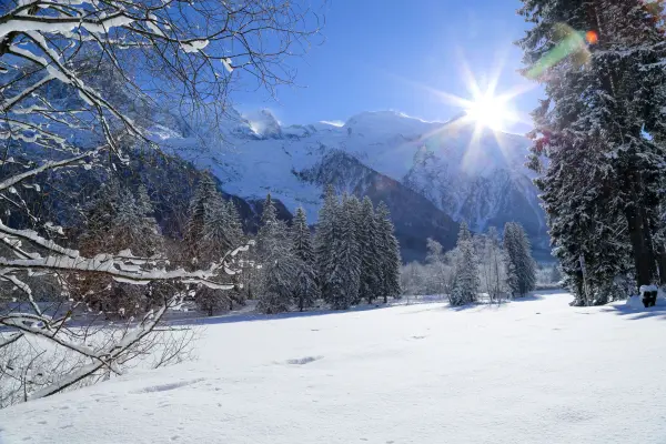 Lac en hiver