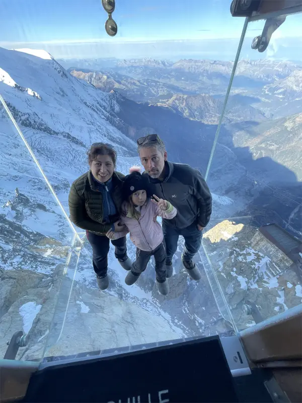 Aiguille du Midi en famille