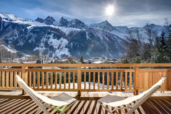 Balcon hiver chalet Saphir
