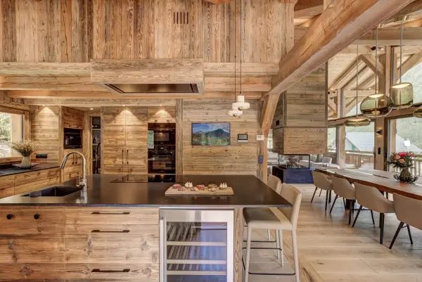 Cuisine chalet Azurite 