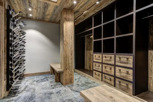 Ski room chalet Azurite
