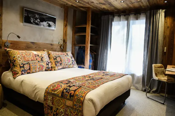 chalet la ferme d'Estelle chambre double