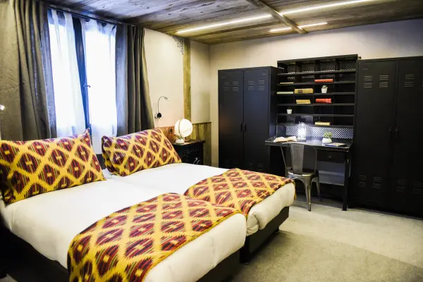 chalet l'atelier de charlotte - chambre double