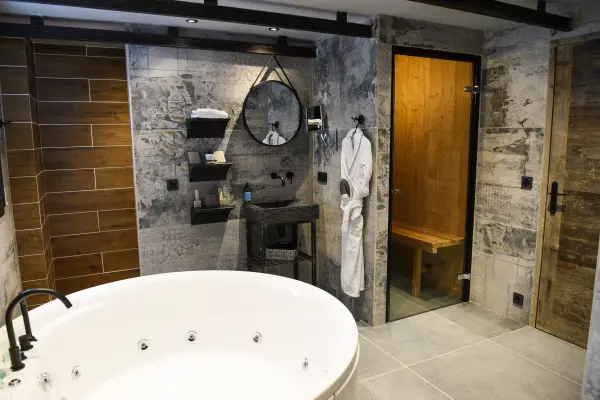 chalet l'atelier de charlotte - salle de bain