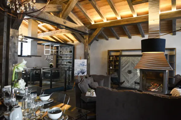 chalet l'atelier de charlotte -salon