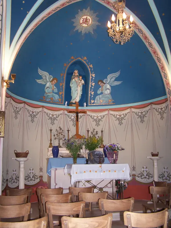 Intérieur église des Houches