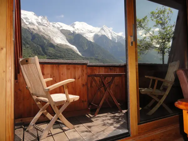 Les Terrasses des Glaciers 2ème étage - Vue Balcon